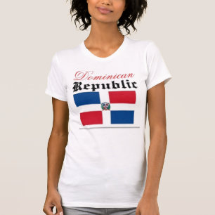Santo Domingo, vlag Dominicaanse Republiek T-shirt