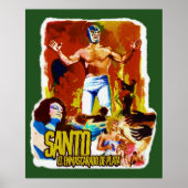 Santo El Enmascarado De Plata Poster (Voorkant)