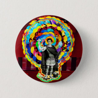 Santo Expedito (Saint Expeditus) Ronde Button 5,7 Cm
