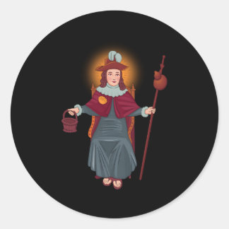 Santo Niã±O De Atocha Ronde Sticker
