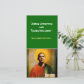 SANTOBAMA FEESTDAGENKAART (Staand voorkant)