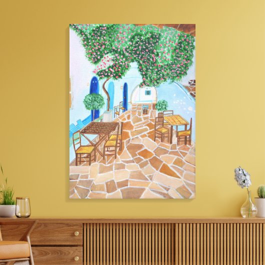 Santorin 1 toile (Insitu(Salon))