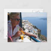 Santorin - Carte postale (Devant / Derrière)