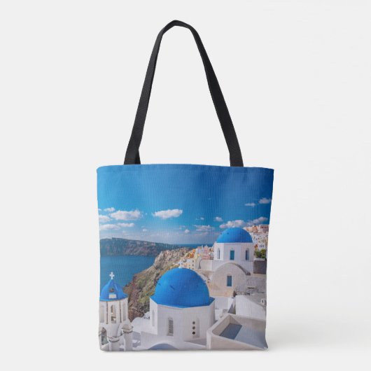 Santorin Fourre-tout Grèce Sac à thème Souvenir (Dos)