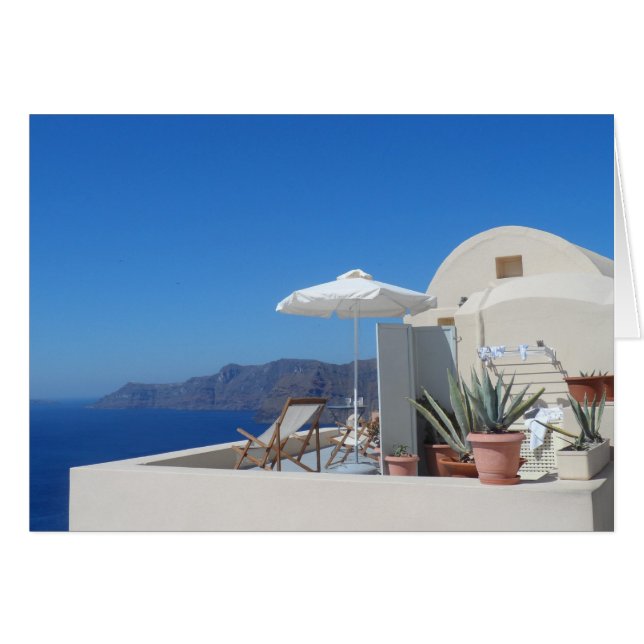 Santorin, Grèce (Devant Horizontal)