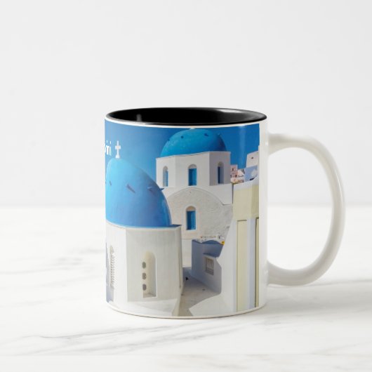 Santorin Grèce Café Mug (Droit)