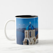 Santorin Grèce Café Mug (Gauche)
