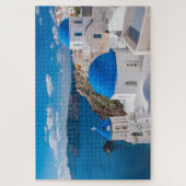 Santorin Grèce Église Pittoresque Jigsaw Puzzle (Vertical)