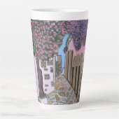 Santorin Grèce latte mug (Devant)