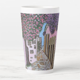 Santorin Grèce latte mug