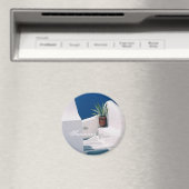 Santorin, Grèce Magnet (In Situ (Lave-vaisselle))