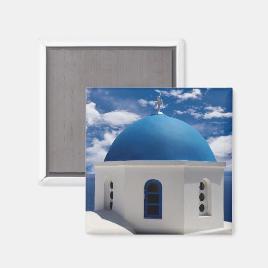 Santorin, Grèce Magnet (Recto/Verso)