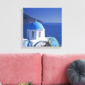 Santorin Grèce moderne toile étirée Impression (Insitu(Salon))