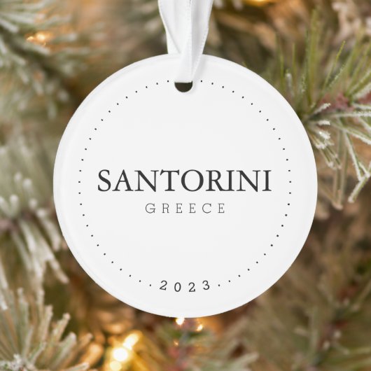 Santorin, Grèce Simple Voyage International (Arbre)