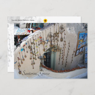 Santorin, Grèce Souvenirs - carte postale