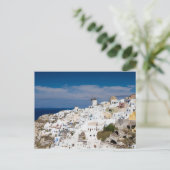 Santorin - Paysage urbain d'Oia carte postale (Debout devant)