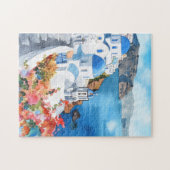 Santorin Puzzle Escape" (Horizontal)