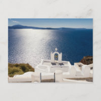 Santorin - Tour Bell à Oia carte postale