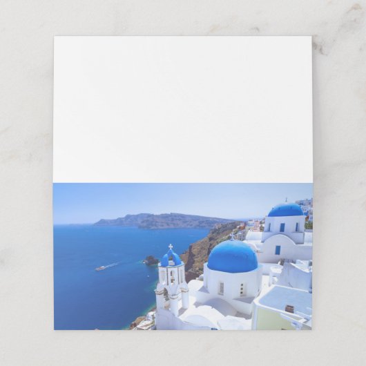 Santorini (Buitenkant ongevouwen)