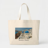 Santorini 1 grote canvas tas (Voorkant)