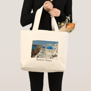 Santorini 1 grote tote bag