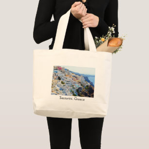 Santorini 2 grote tote bag