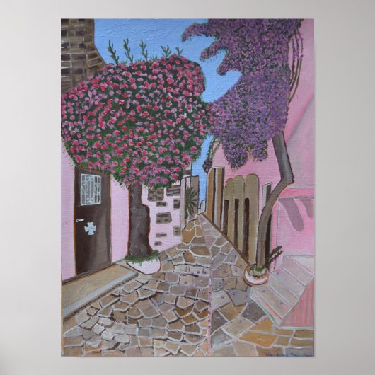 Santorini 2 Poster Griekenland (Voorkant)