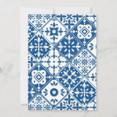 Santorini baby shower rose Bingo Carte de jeu (Dos)