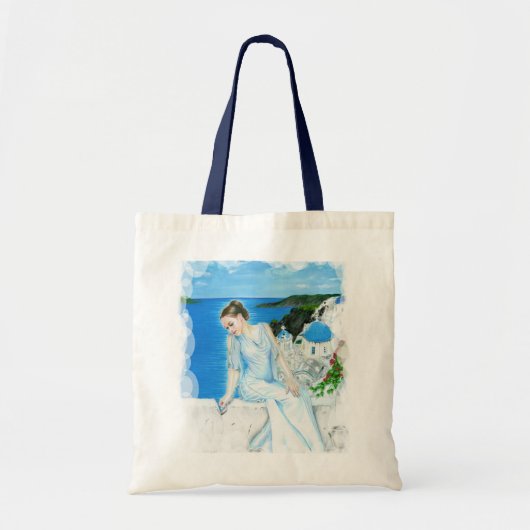 Santorini Bag Tote Bag (Voorkant)