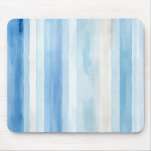 Santorini Blauw Witte Strepen Muismat