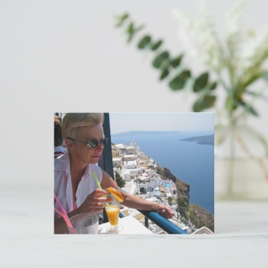 Santorini - Briefkaart (Staand voorkant)