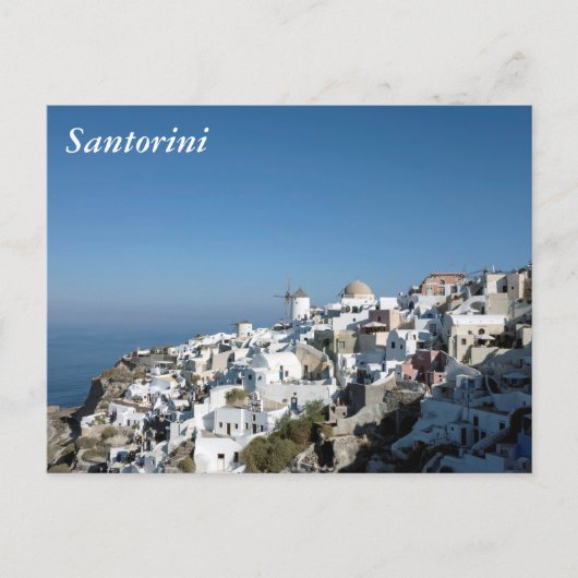 Santorini Briefkaart (Voorkant)