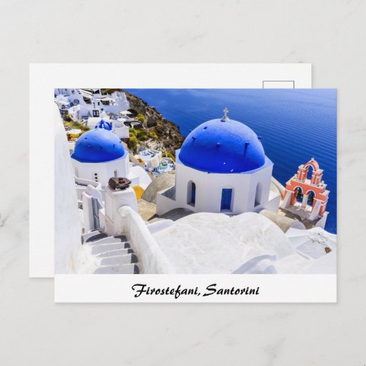 Santorini Briefkaart (Voorkant / Achterkant)