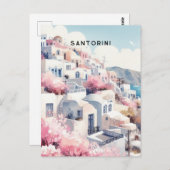 santorini briefkaart (Voorkant / Achterkant)