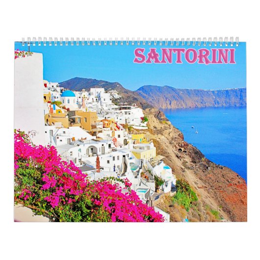 santorini Calendar Kalender (Hoes)