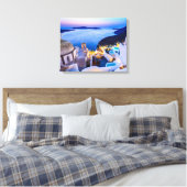 Santorini Canvas Afdruk (Insitu (Slaapkamer))