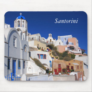 Santorini Canvas Muismat