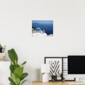 Santorini Canvas Print (Thuiskantoor)