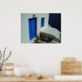 Santorini Doorstep Poster (Keuken)