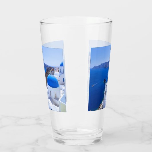 Santorini Glas (Links)