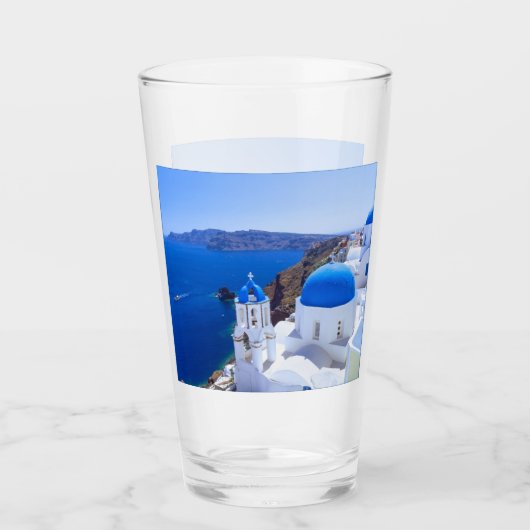 Santorini Glas (Voorkant)