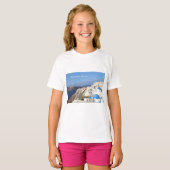Santorini, Grèce, Oia, T-shirt de filles (Devant entier)