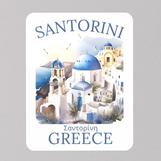 Santorini Greece Beautiful Paradise Sticker