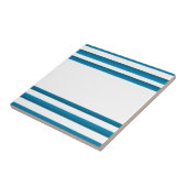 Santorini Greece Blue Design Tegeltje (Zijkant)