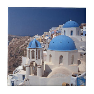 Santorini Greece Ceramic Tile Tegeltje