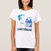 Santorini Greece.nl T-shirt (Voorkant)