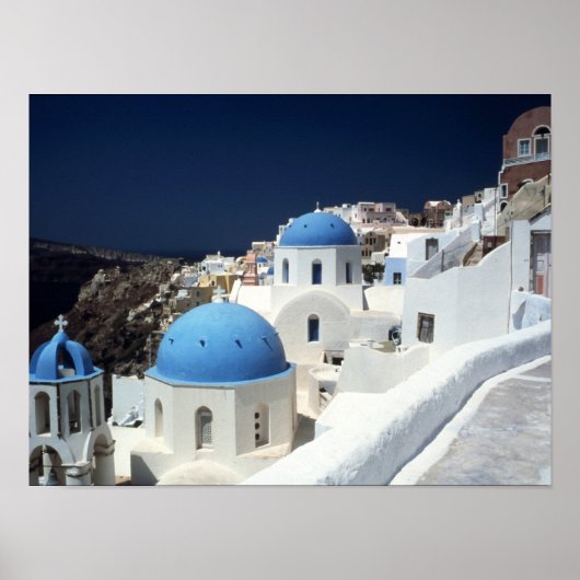 Santorini Greece Poster Paper (Matte) (Voorkant)