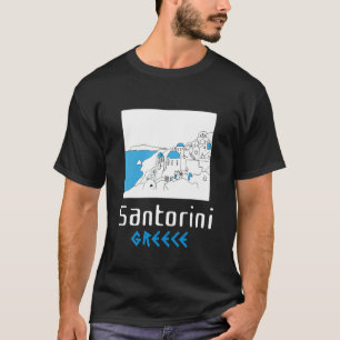 Santorini Greece Souvenir 1 T-shirt