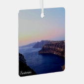 Santorini Greece Souvenir Ornament (Voorkant Rechts)