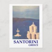 Santorini Greece uitzicht uit Oia  stijl Briefkaart (Voorkant)